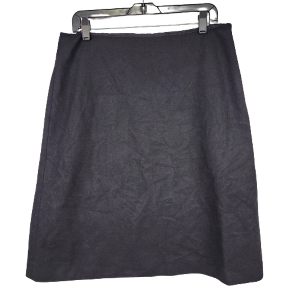 J. Crew Wool Blend Back Lace Up Back A Line Skirt Size 12 - Picture 2 of 9